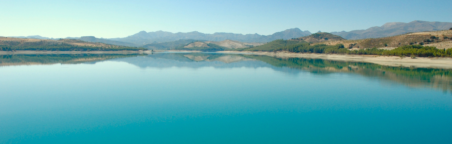 Stausee in Südspanien