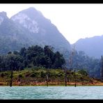 Stausee, Khao Sok Nationalpark, Thailand