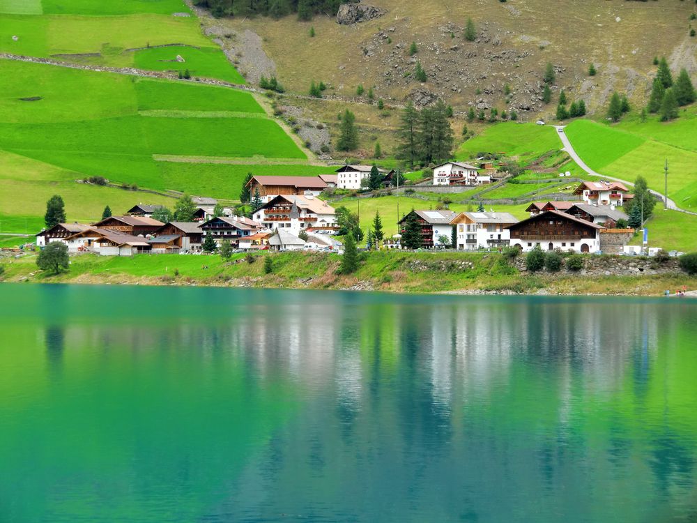 Stausee "Lago di Vernago" Italien