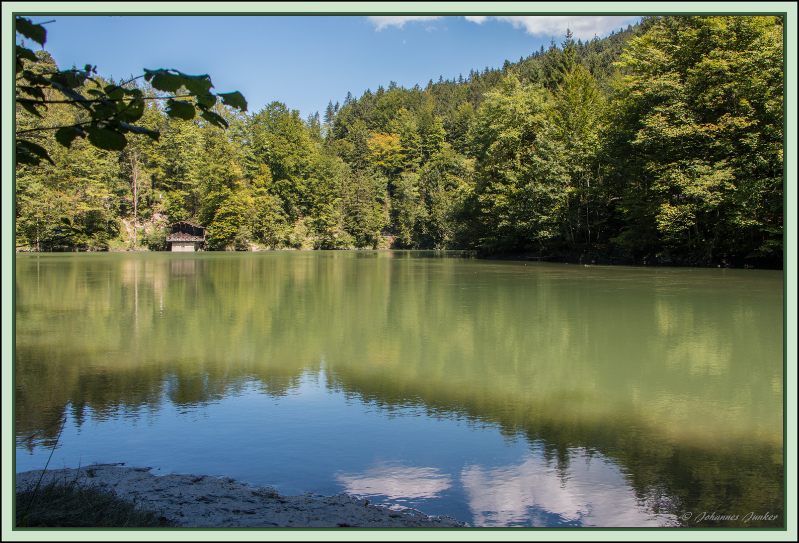 Stausee oberhalb der Rappenlochschlucht