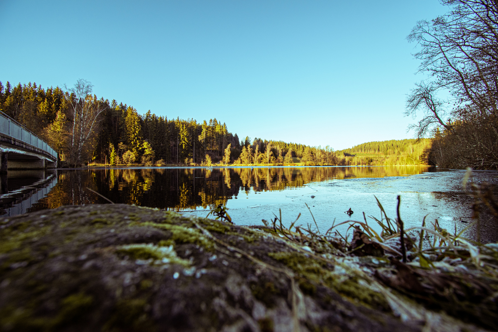 Stausee Regen