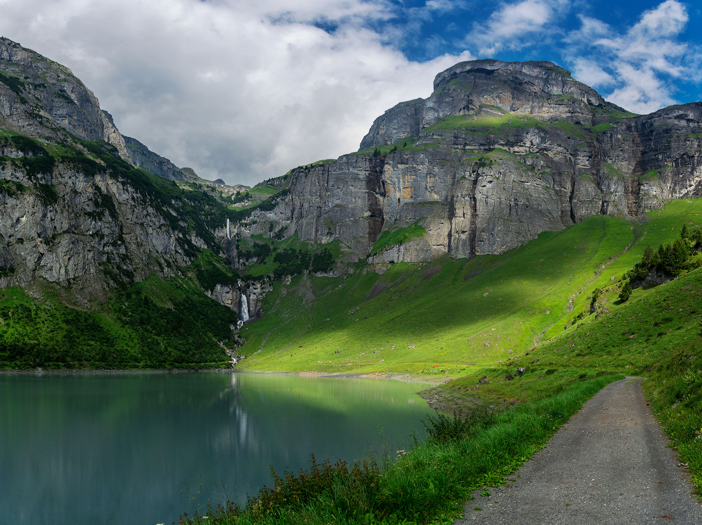 Stausee unterhalb vom Panixerpass, Graubünden-CH