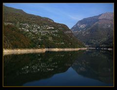 Stausee Valle Verzasca im Tessin