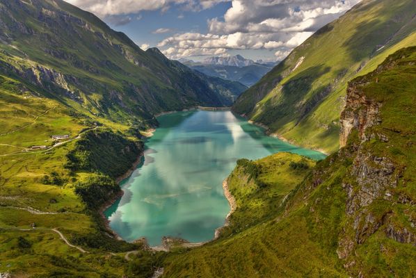 Stausee Wasserfallboden in Österreich