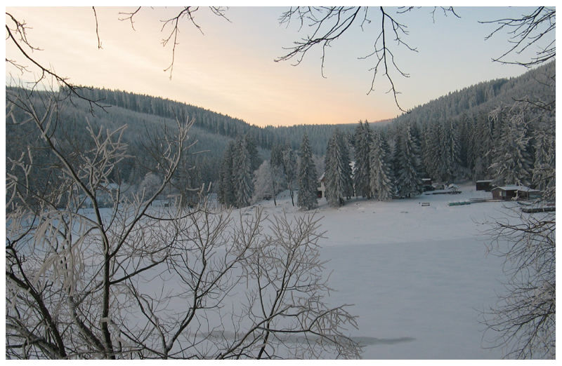 ... Stausee ... Wintermorgen Februar 2006 ...