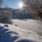 Stauseewinter gefroren