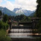 Staustufe der Iller in Oberstdorf