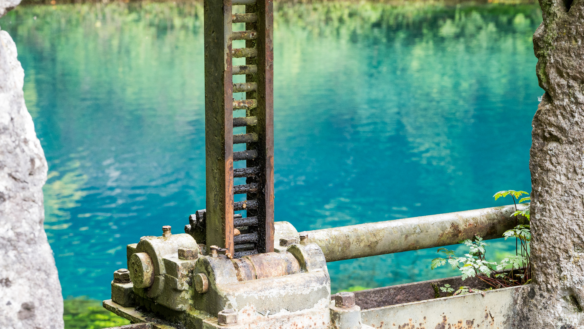 Stauwehr am Blautopf