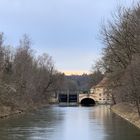 Stauwehr am Isarkanal