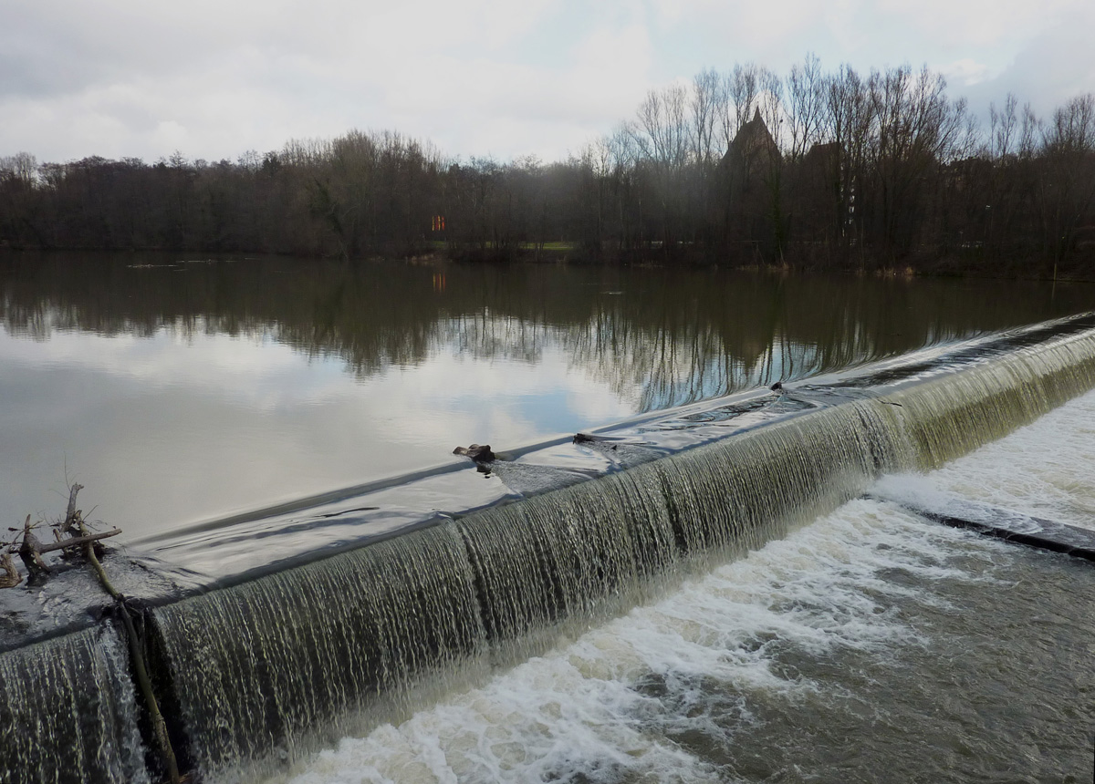 Stauwehr am Wöhrder See