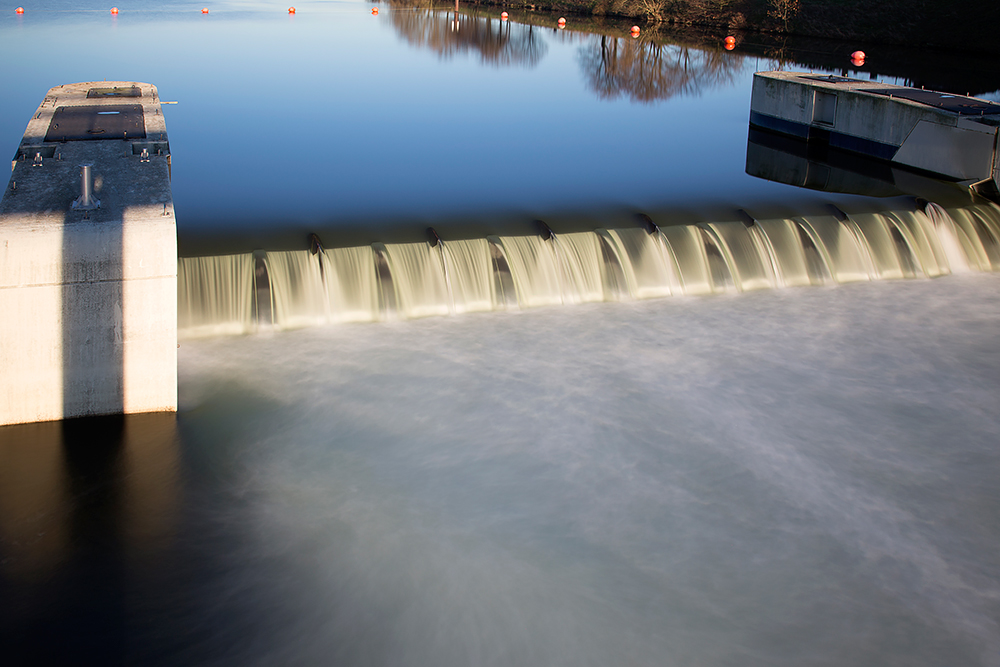 Stauwehr an der Ruhr bei Kemnade