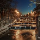 Stauwehr an der Schwindinsel München