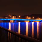 Stauwehr Baldeneysee bei Nacht