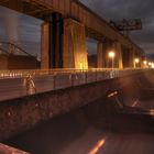 Stauwehr bei Nacht, diesmal HDR