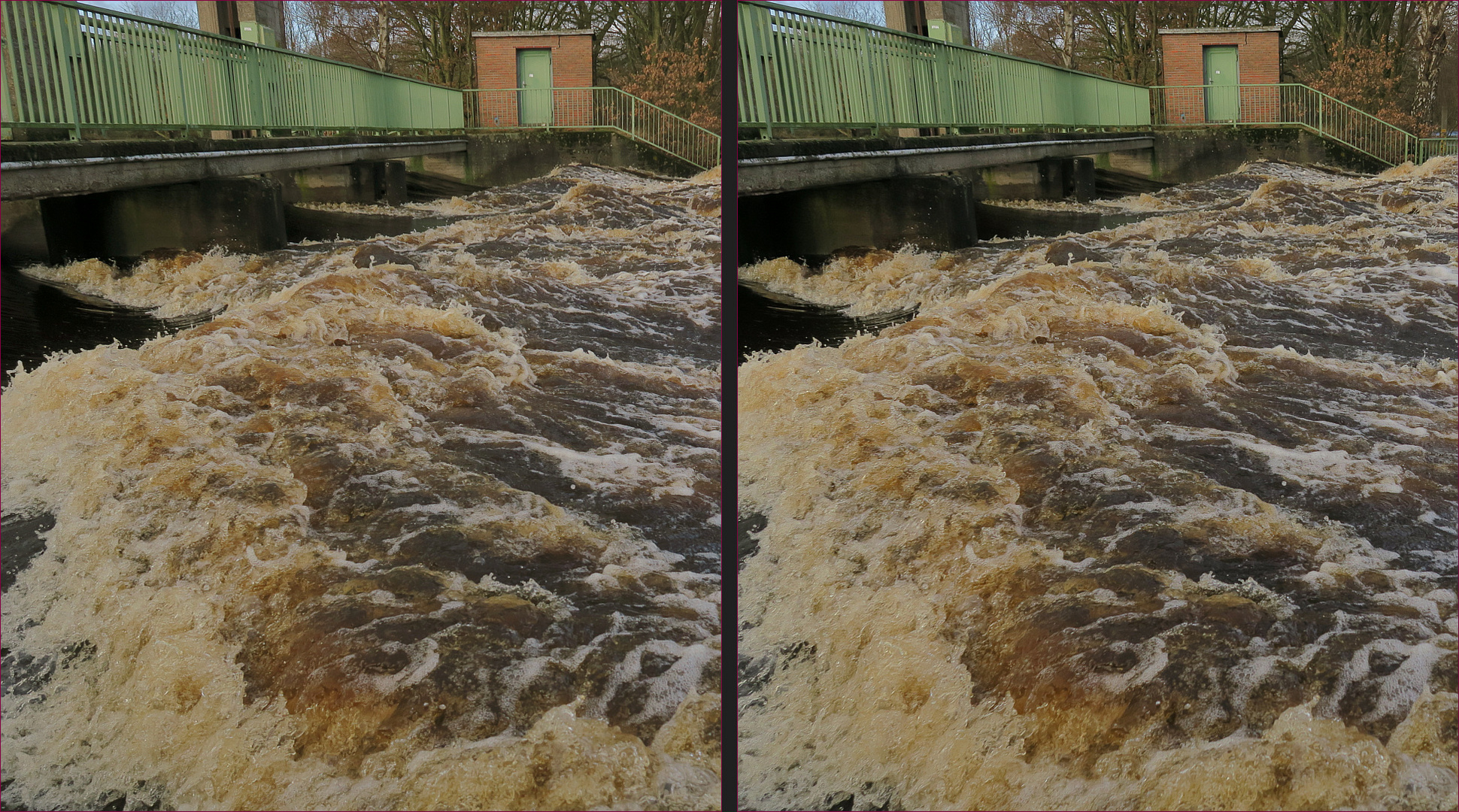 Stauwehr Colnrade (3D Kreuzblick)