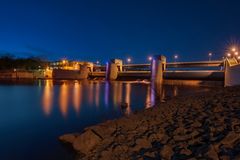 Stauwehr Essen Werden am Baldeneysee 