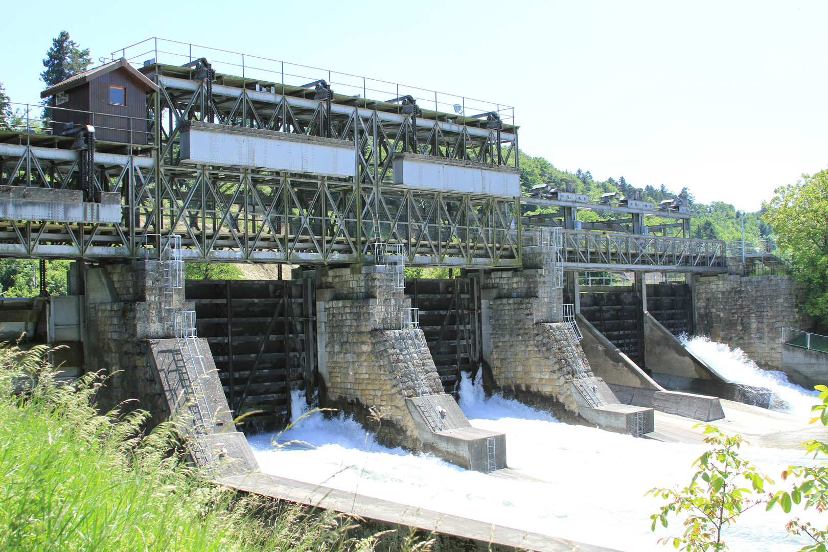 Stauwehr Hagneck am Bielersee