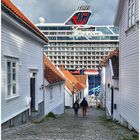 Stavanger - ein Durchblick aufs Schiff