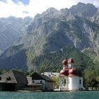 St.Bartholomä am Königssee mit Watzmann