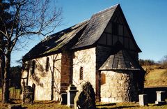 St.Bonifatiuskirche,eine der ältesten Kirchen in diesem Raum bei Rudolstadt