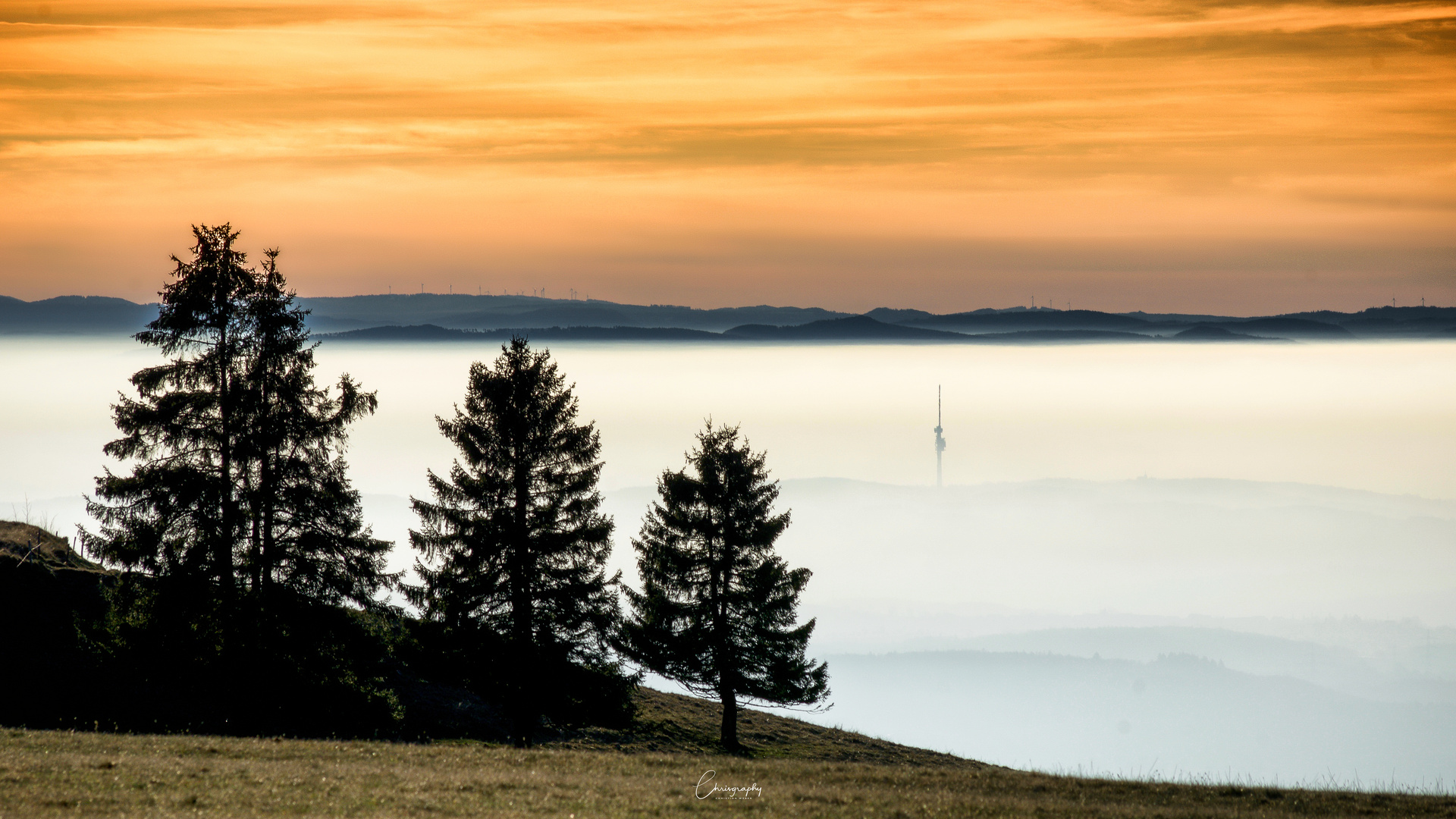 St.Chrischona im Nebel