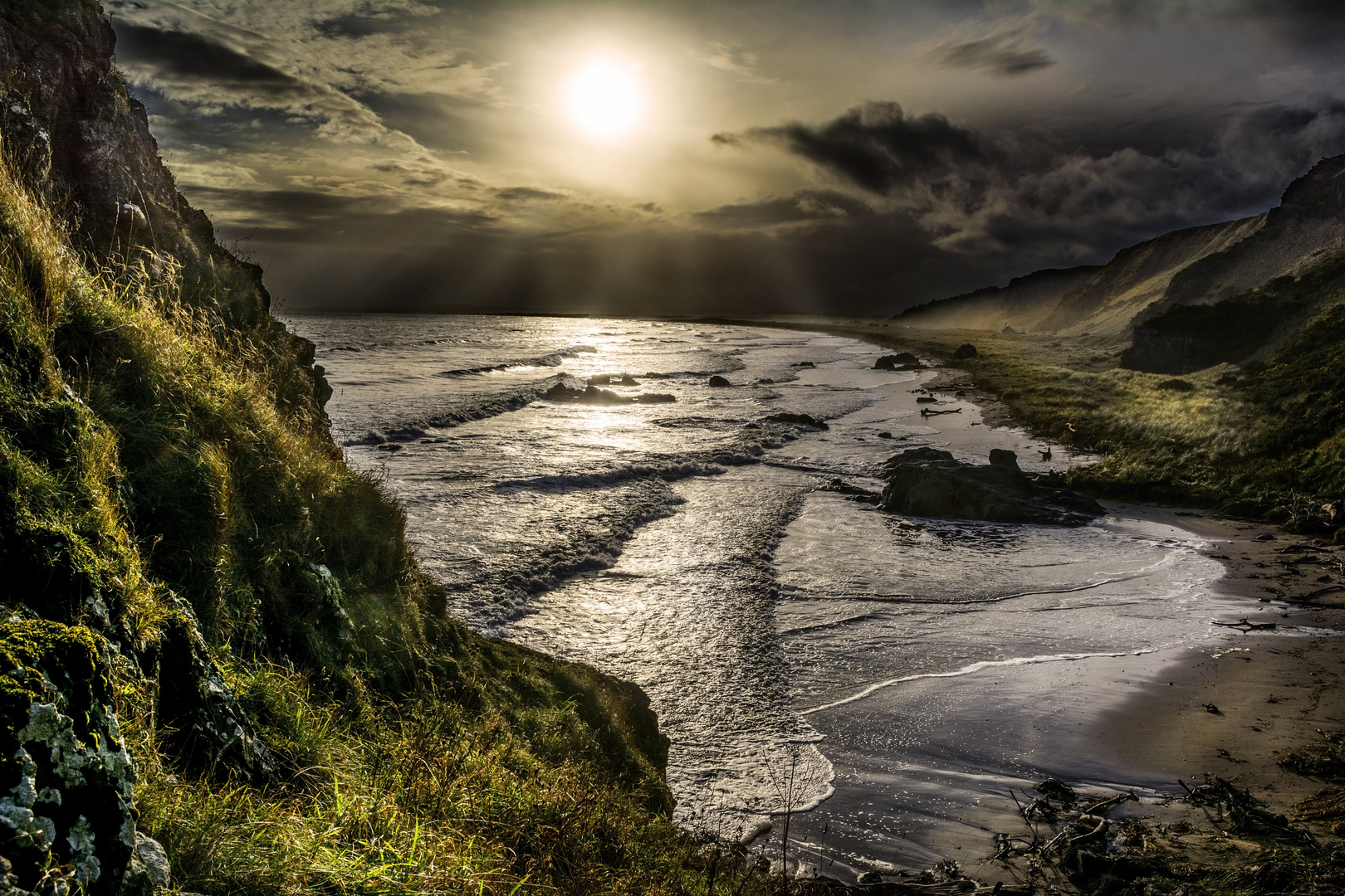 St.Cyrus Beach - Montrose , Scotland