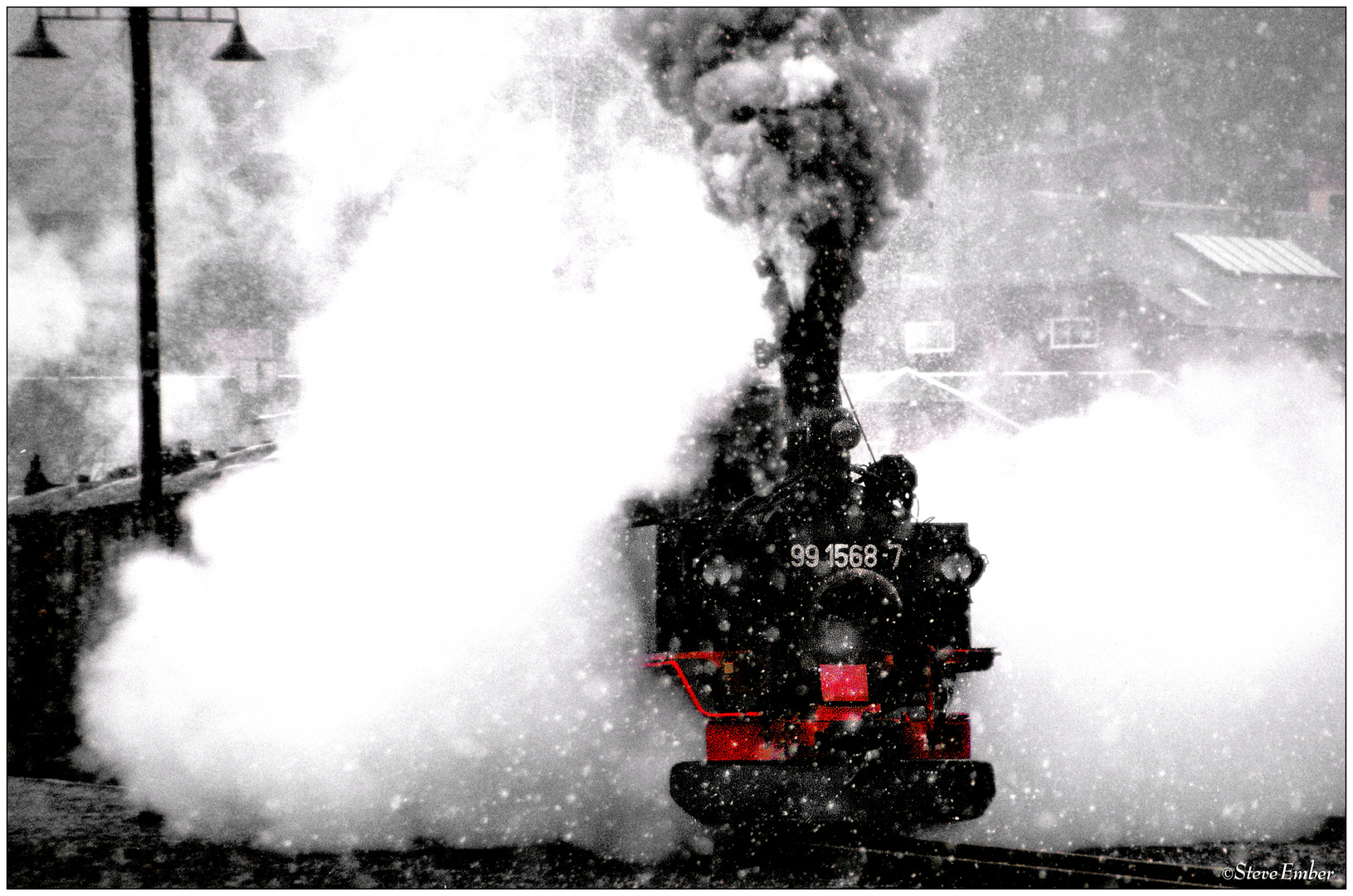 Steam in the Snow No. 5