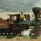 Steam Loco 4-4-0 Central Pacific Railroad #60 "Jupiter" at Promontory Point, UT