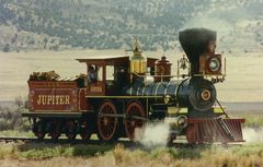 Steam Loco 4-4-0 Central Pacific Railroad #60 "Jupiter" at Promontory Point, UT