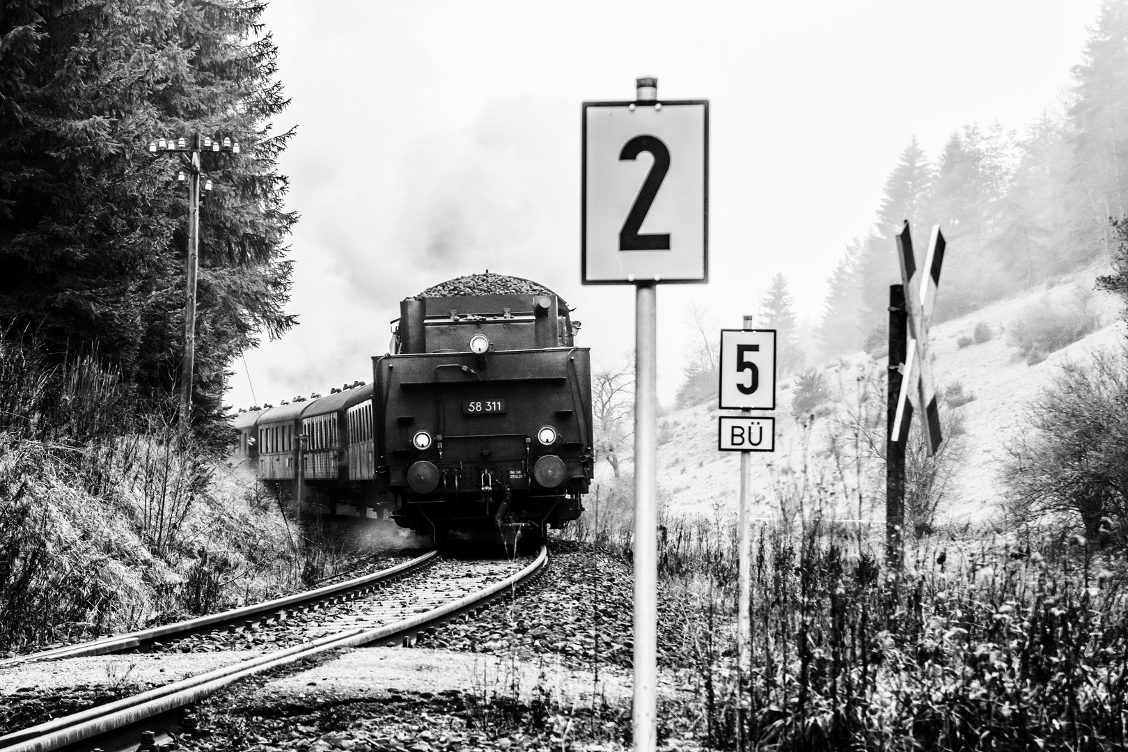 Steam train approaching...