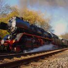 Steam train as an oil painting / Dampfzug in Öl