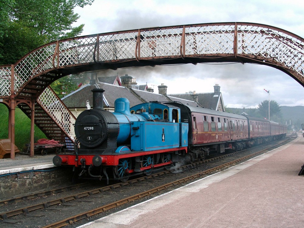 Steam Train at Boat Of Garten Station