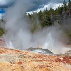 Steamboat-Geysir Yellowstone NP.