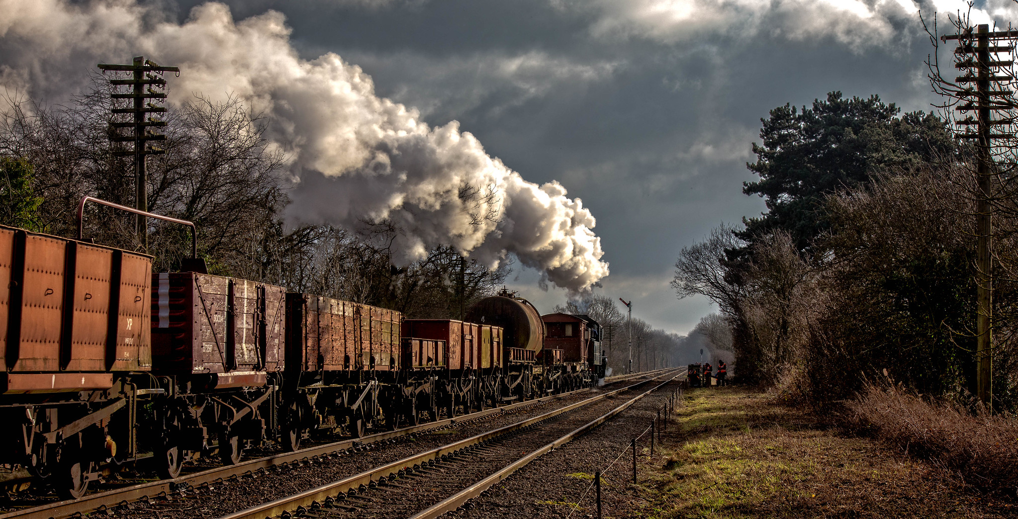 Steaming past
