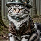 Steampunk Cat 2