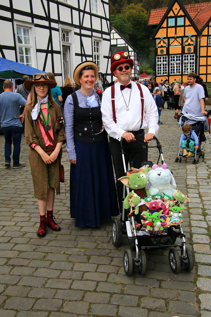 Steampunk Familie 