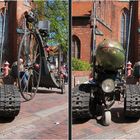 Steampunk in Buxtehude (3D Kreuzblick)