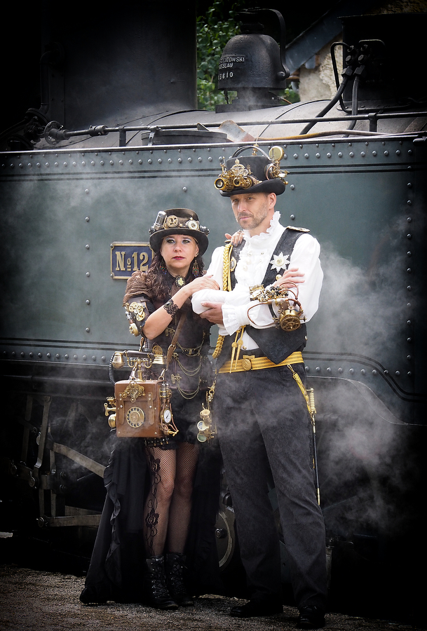 Steampunk in seiner natürlichen Umgebung