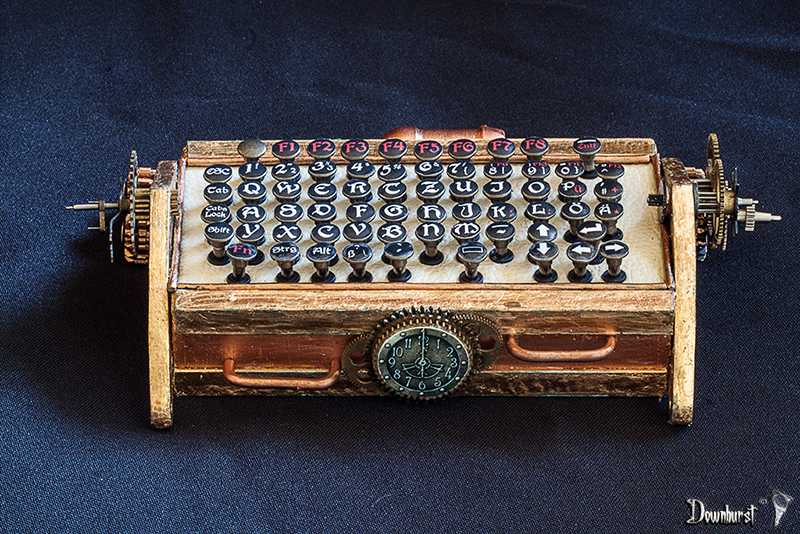 Steampunk-Mini-Tastatur