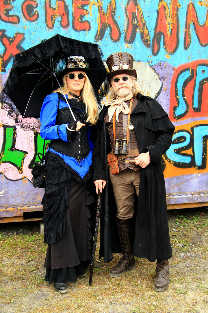 Steampunk Paar 