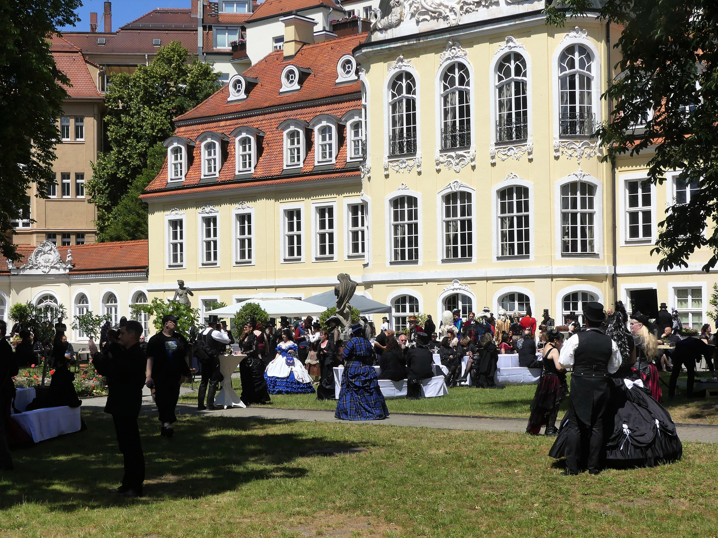 Steampunk Village am Gohliser Schlösschen - WGT Leipzig 2019