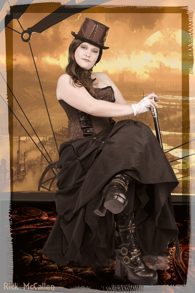 Steampunkfashion und Composing