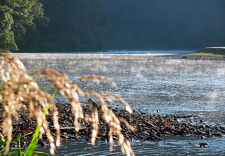 Steamy river