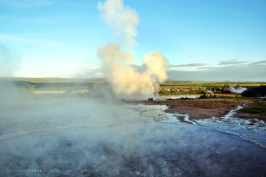 Steamy waters