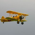 Stearman Doppeldecker mit 450 PS, 9 Zylinder Sternmotor