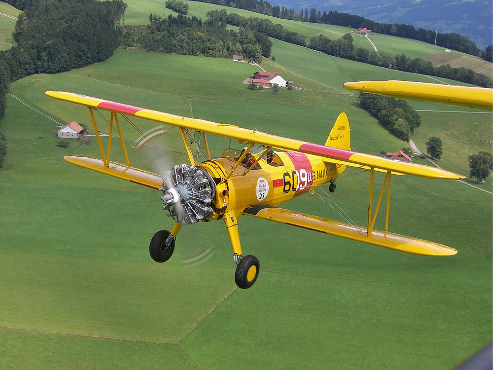 Stearman Formation bei Vaulruz (CH)