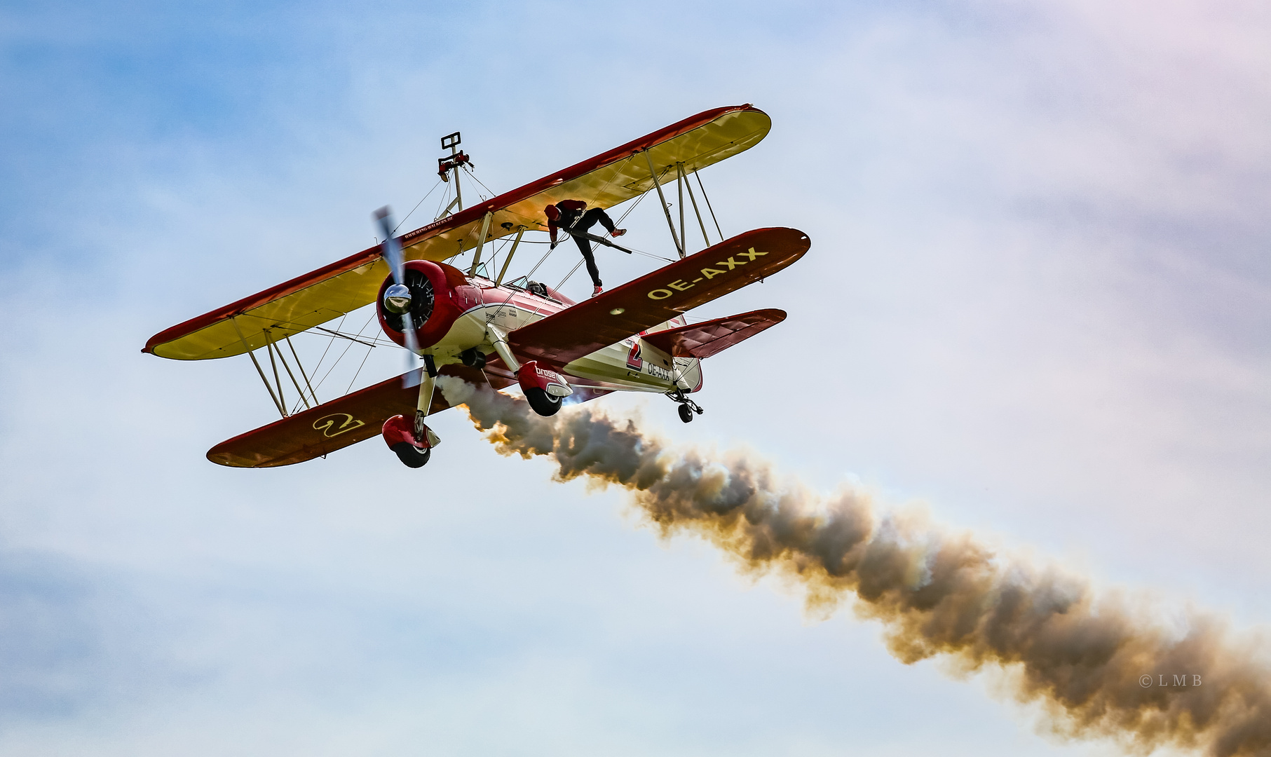 Stearman Wing-Walker - erst links...