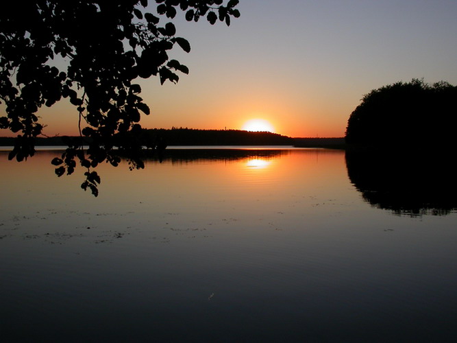 Stechlinsee am Abend