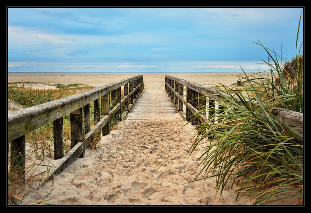 Steeg zum großen Sandkasten.