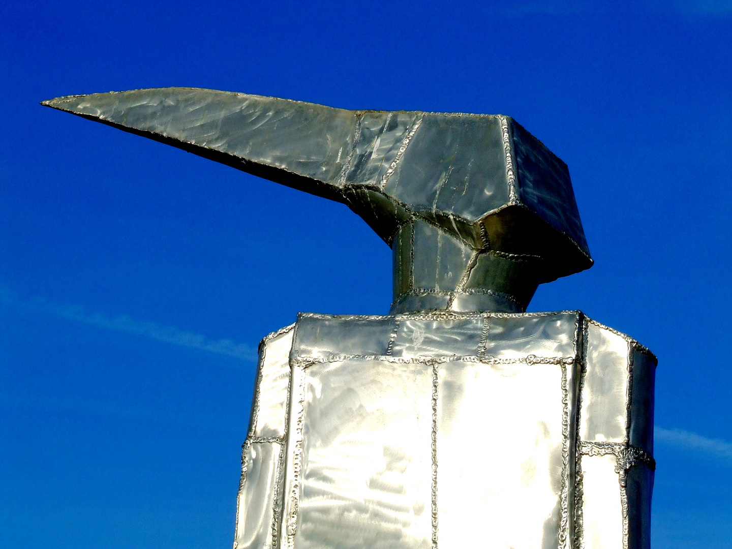 Steel Bird on Blue Sky